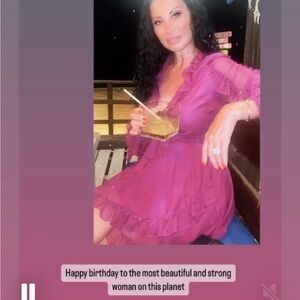 Vici Fuchsia Ruffled Mini Dress